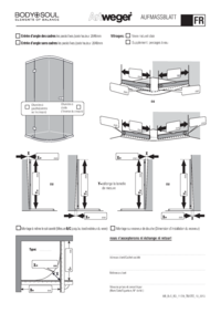 FICHE DE MESURES Entrée d’angle des cadres