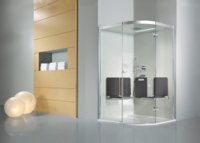 BODY+SOUL Dampfdusche mit Sitzbank und Einzelsitz