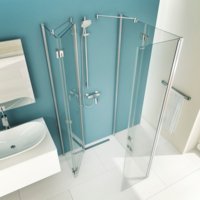 Artweger 360 U-Einbau, teilgerahmt, gefaltet