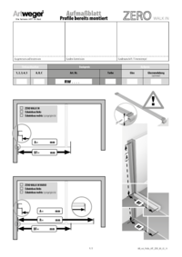 Aufmaßblatt ZERO_Walk_In Profile bereits montiert