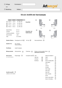 ARTLIFT Vorrüstsatz