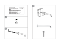 Artshower Uni barre murale pour douche de tête