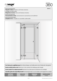 FLÜGELTÜR IN NISCHE Flügeltür und 2_Fixteile