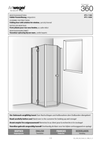 FALTTÜR FENSTERLÖSUNG teilgerahmt