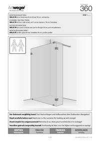 WALK IN ohne Seitenwand mit Eckteil 30 cm