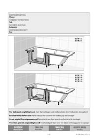 Montage Wanne TWINLINE PURE